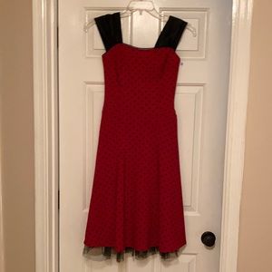 Ruby Rox red and black party dress size 9 new never worn